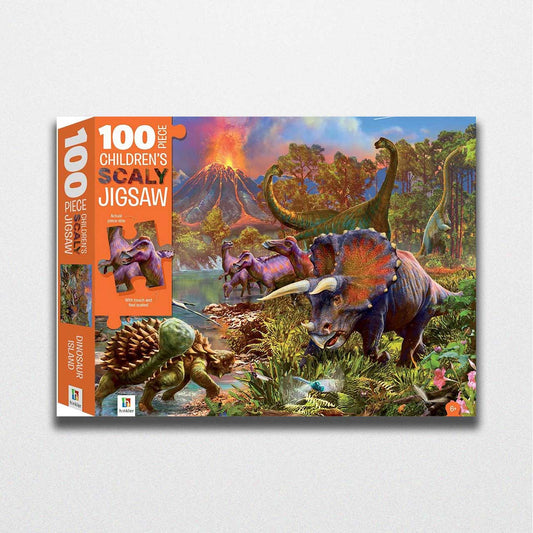 100 Piece Children Scaly Jigsaw Dinosaur Island