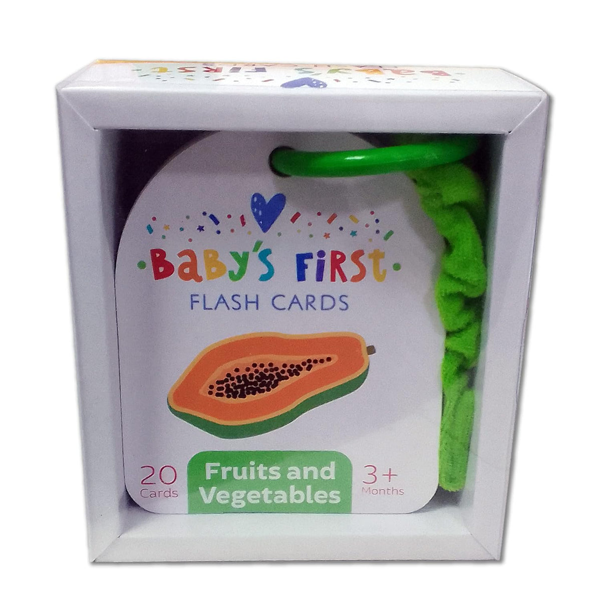 Baby's First Board Flash Card Fruits and Vegetables