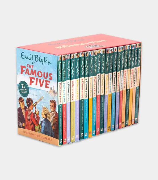 Famous Five 21 Series Books Box Set pack collection By Enid Blyton