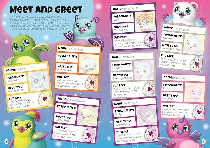 Hatchimals: Magical Adventures Sticker Activity Book