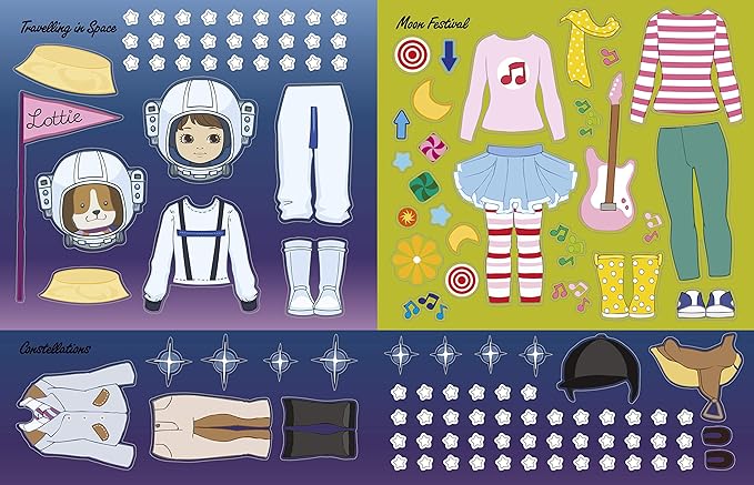 Lottie Dolls: Stargazer Dress-up Sticker Book