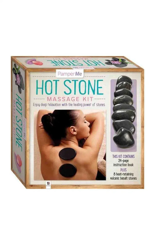 Pamper Me Hot Stone Massage Kit Box