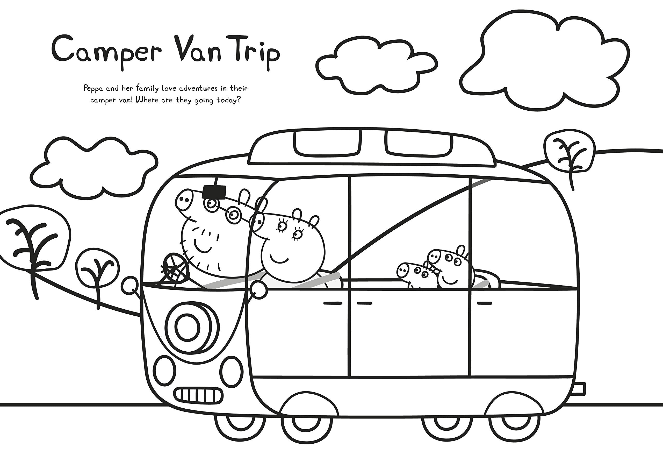 Peppa Pig: Peppas Bumper Colouring Book Inside