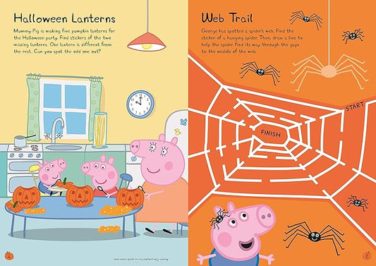 Peppa Pig Peppa's Halloween Sticker Activity Book