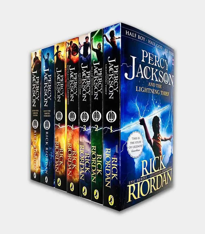 Percy Jackson Collection 7 Books Set By Rick Riordan