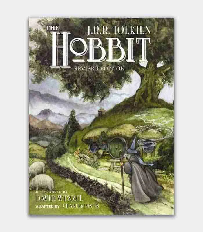 Book cover of The Hobbit Illustrated Edition