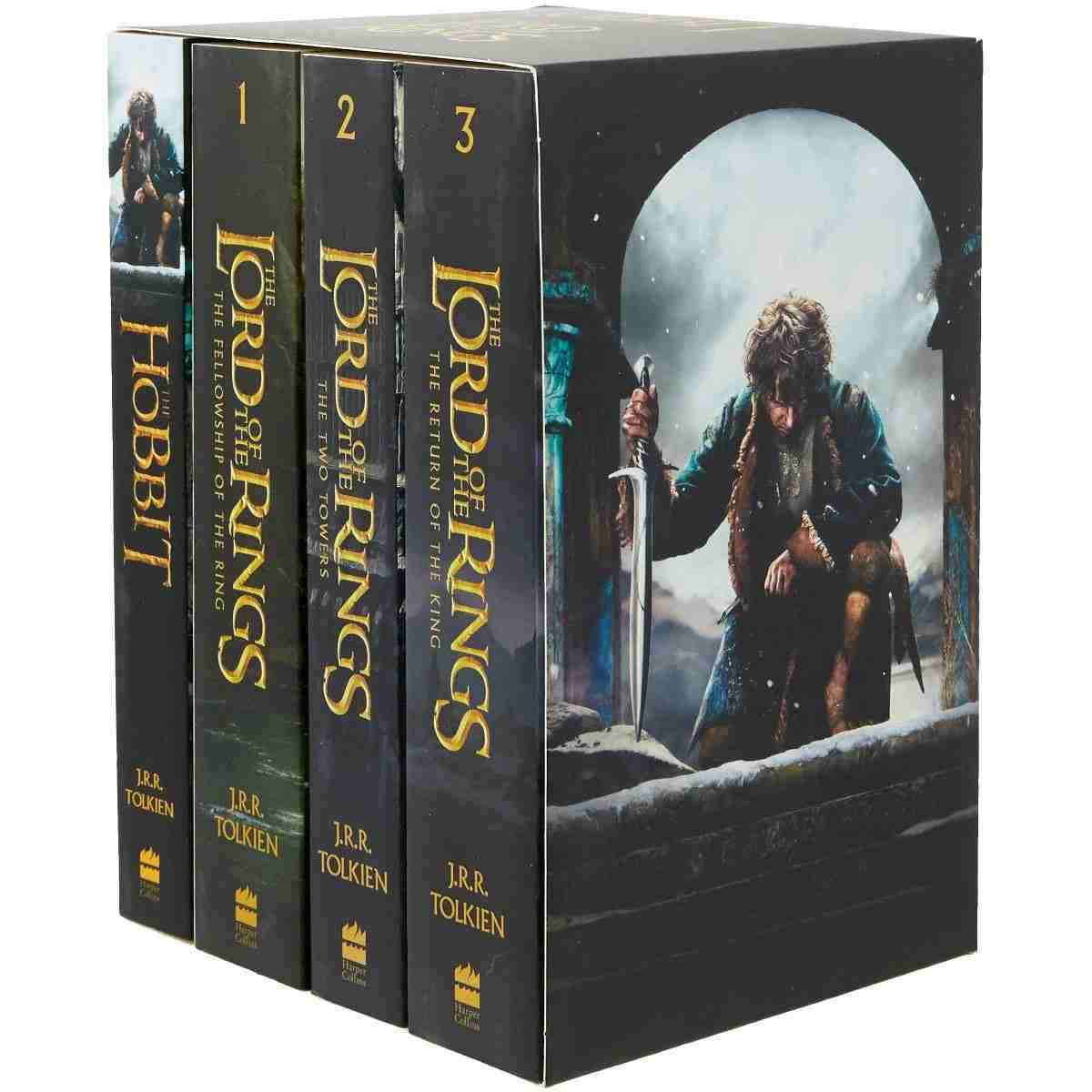 The Hobbit and The Lord of the Rings 4 Books Box set