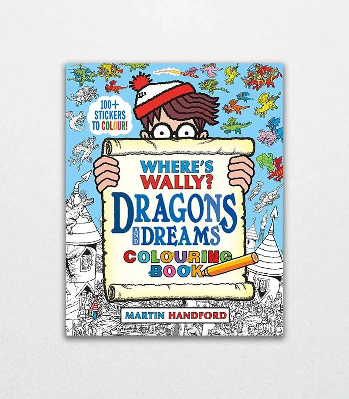 Where's Wally Dragons and Dreams Colouring Book