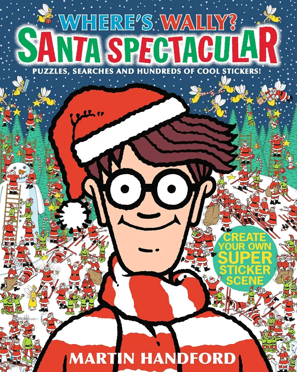 Where's Wally Santa Spectacular Sticker Activity Book